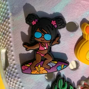 SHOE CHARMS - SURFER CUTIE