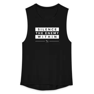 Silence the Enemy- Women's Flowy Muscle Tank
