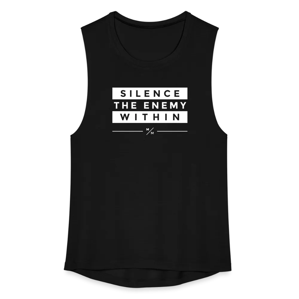 Silence the Enemy- Women's Flowy Muscle Tank