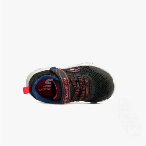 Skechers 407305N/BKRB COMFY FLEX - MINI TRAINER Boys Trainers Black