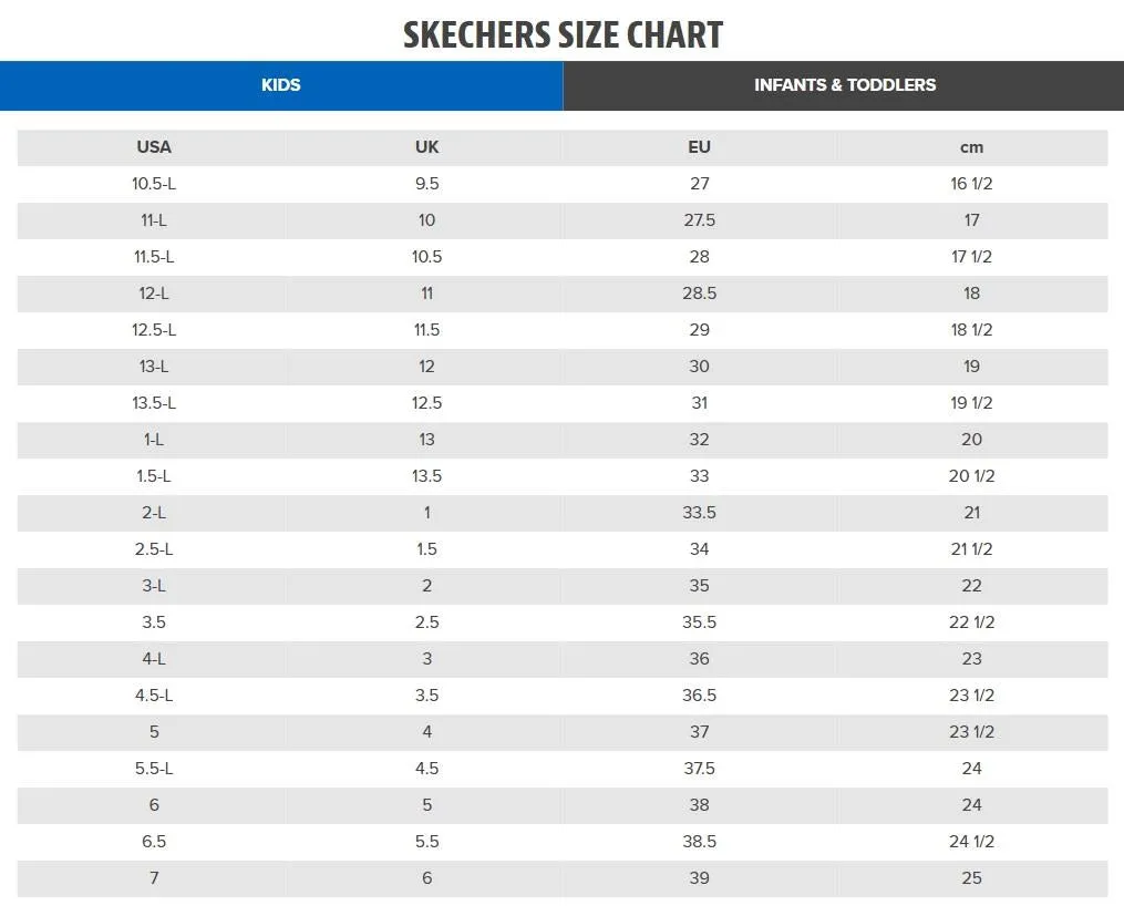 Skechers (GAR407305N) Childrens Sports Comfy Flex Mini Shoes in UK 4 to 11