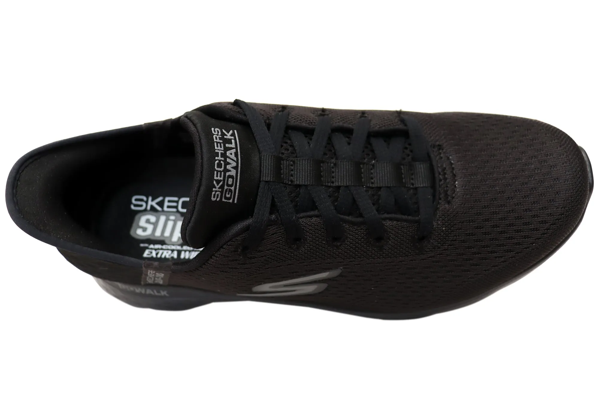 Skechers Mens Slip Ins GOwalk Flex New World Extra Wide Fit Shoes