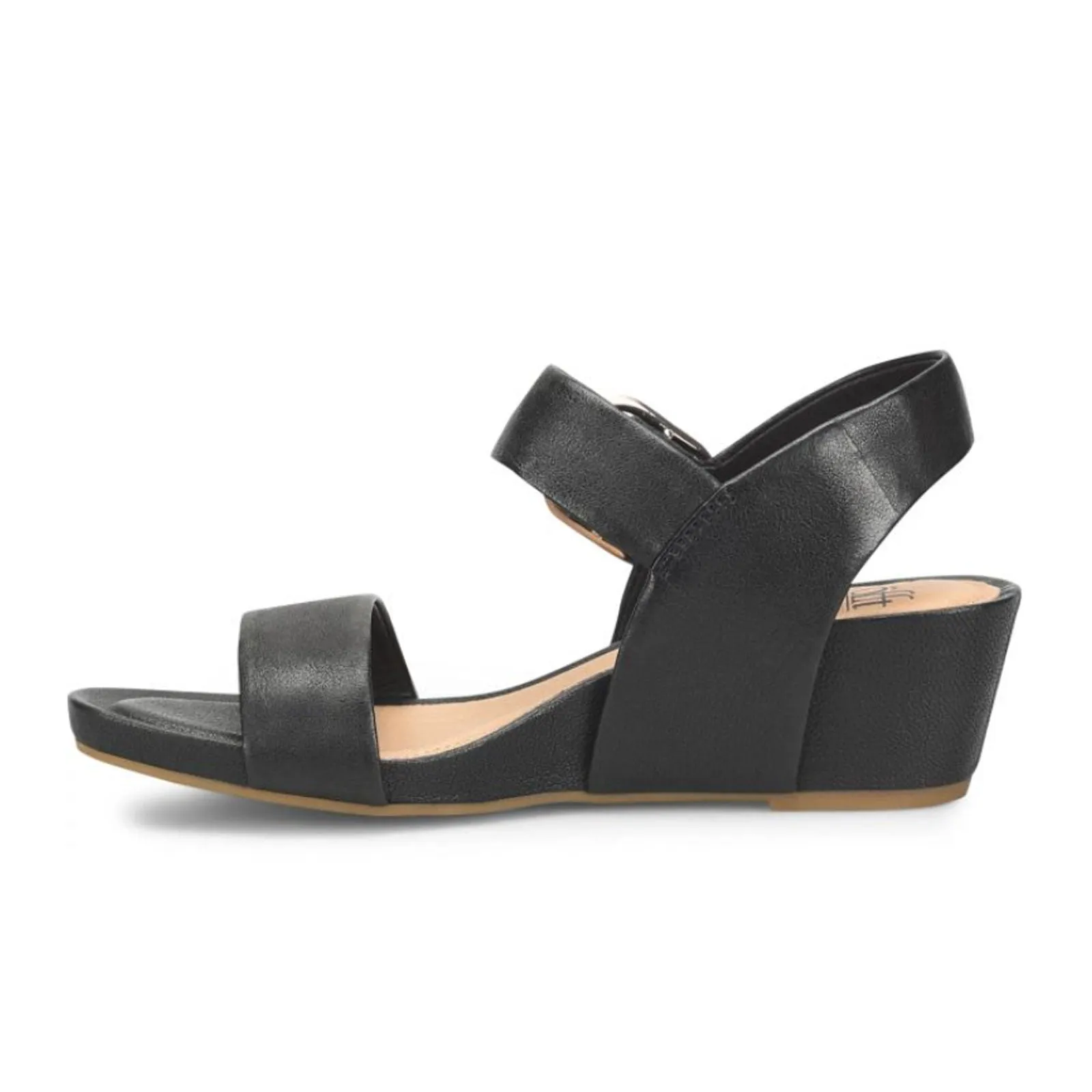 Sofft Vaya Wedge Sandal (Women) - Black
