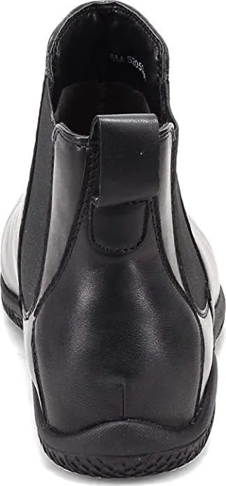 SoftWalk Women's Chelsea Boots, Black Leather, 8.5 Narrow