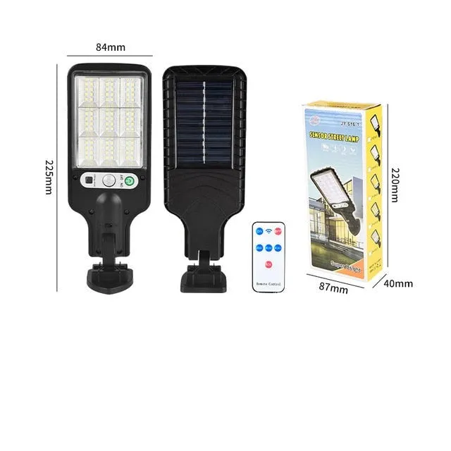 Solar Street Lights Outdoor 108COB LED Solar Lamp With 3 Lighting Mode