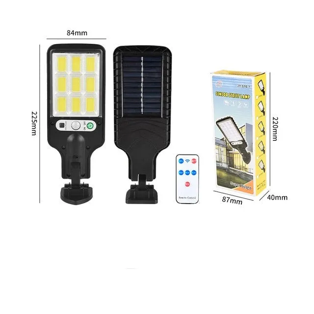 Solar Street Lights Outdoor 108COB LED Solar Lamp With 3 Lighting Mode
