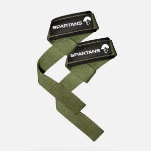Spartans Elite Lifting Straps Green