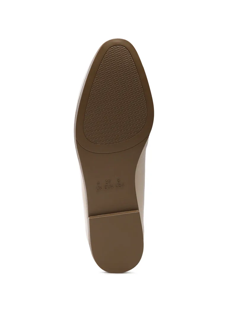 tahiti metallic gold buckle loafers