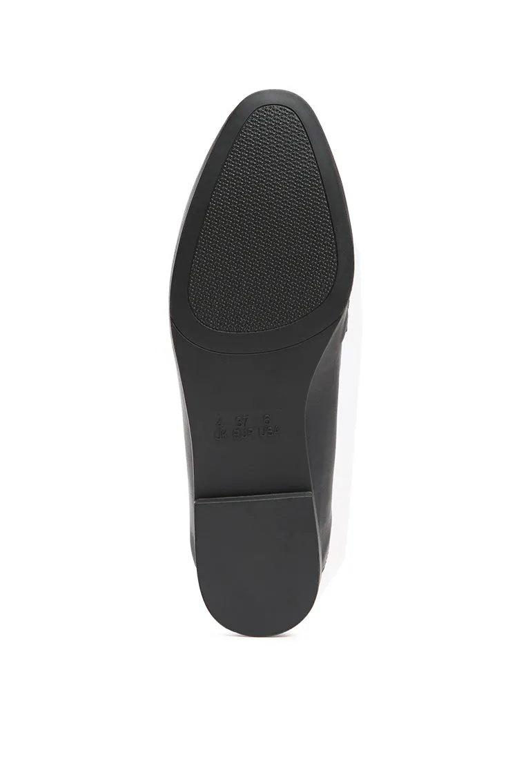 tahiti metallic gold buckle loafers