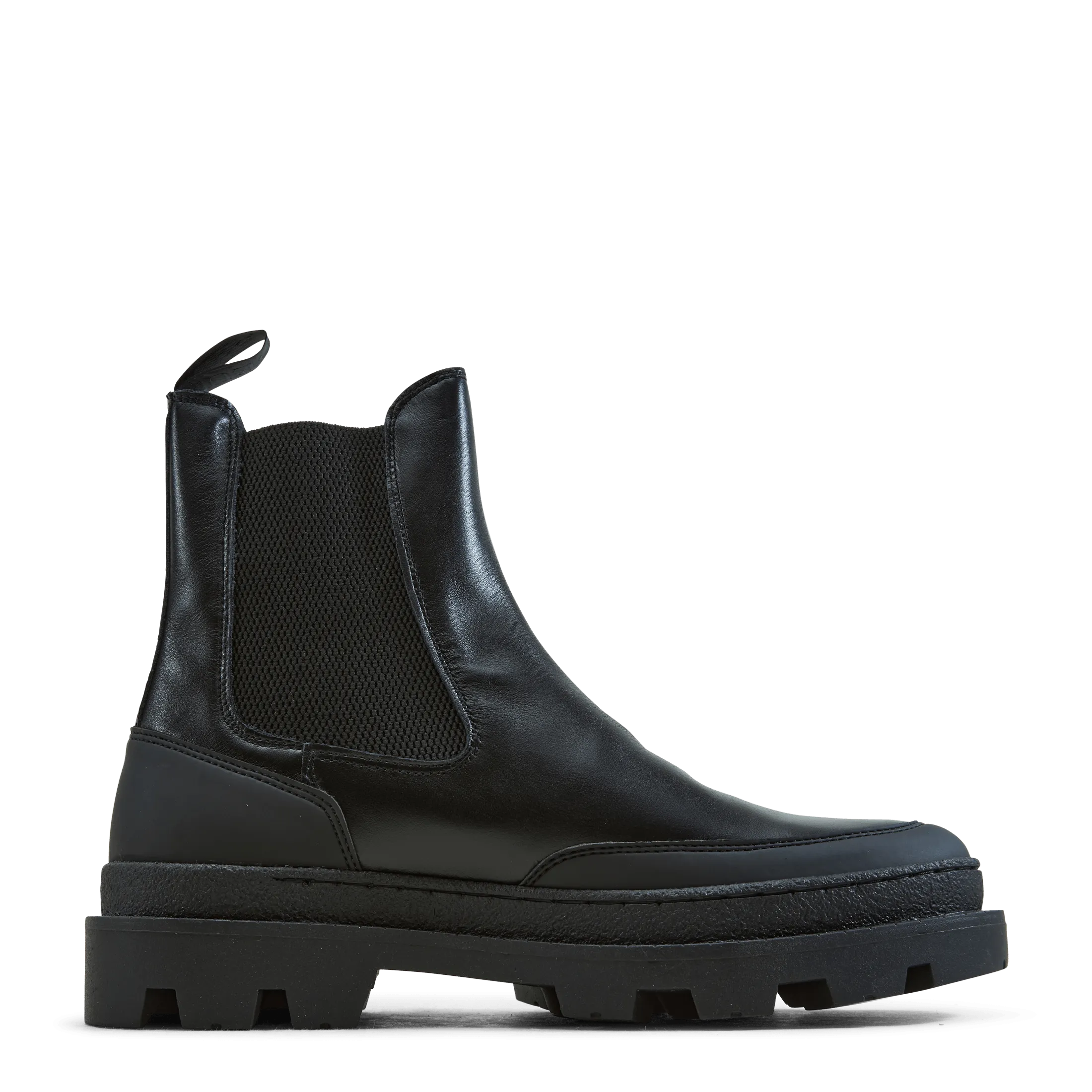 Tanner Leather Chealsea Boot Black