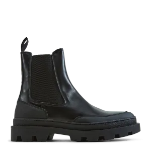 Tanner Leather Chealsea Boot Black