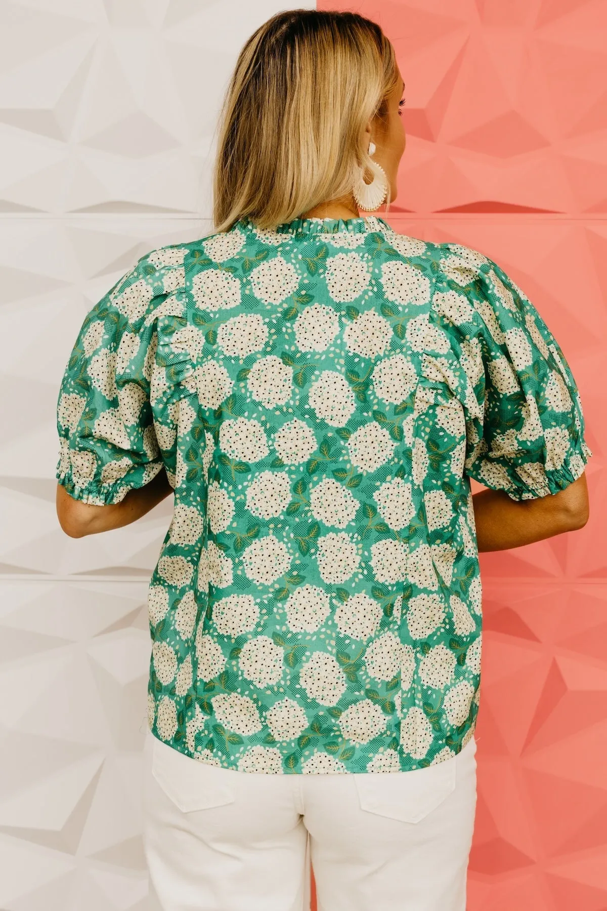 The Beau Floral Striped Woven Top