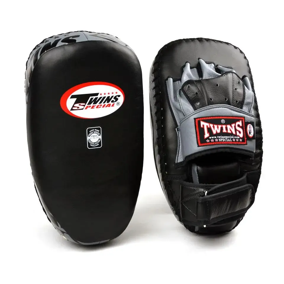 Twins Black-Grey Hybrid Focus Mitts