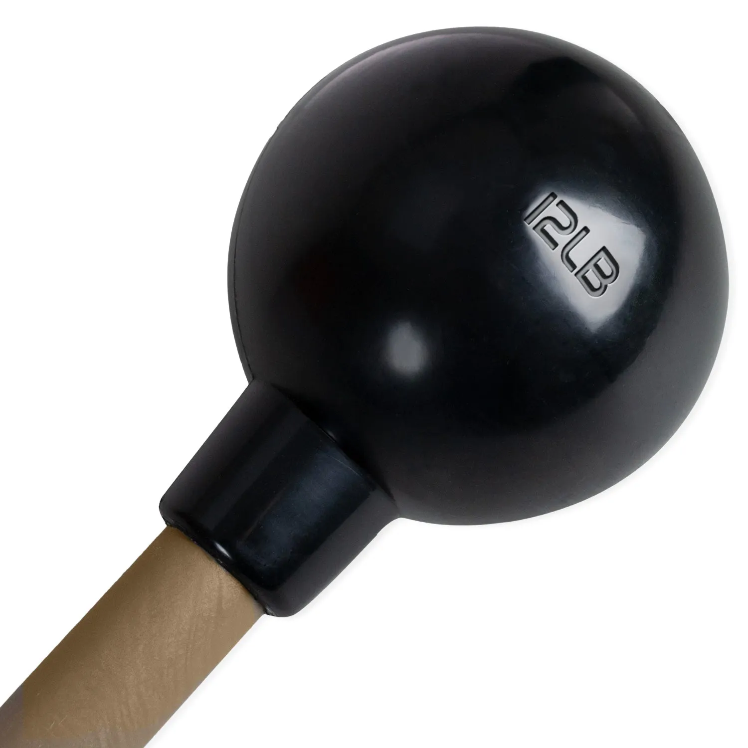 Ultra Fitness Workout Mace Bell - 8 & 12 lbs Sledge Hammer with Anti-Slip Handle for Functional Core Training Exercise