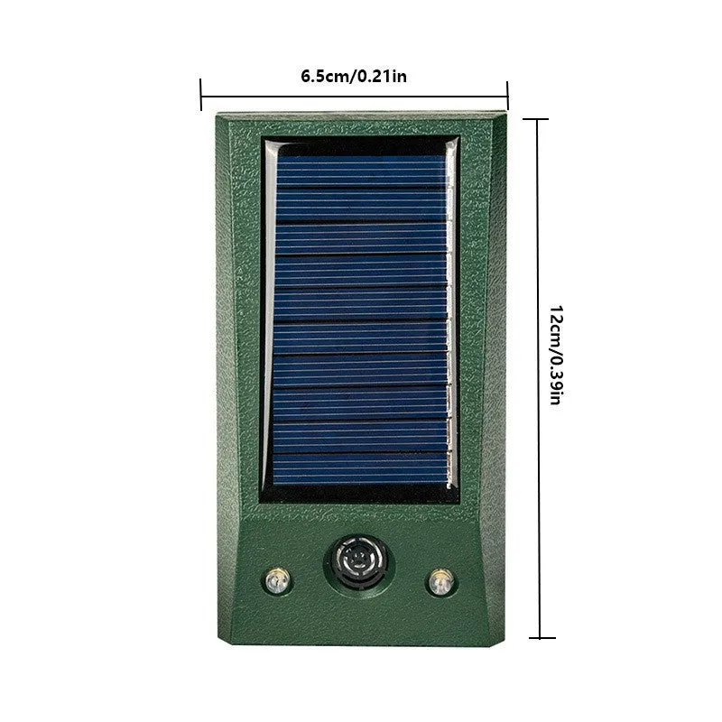Ultrasonic Animal Repeller Outdoor Mouse Repellent Devices with Strobe Flashing Light Waterproof Solar Animal Repeller
