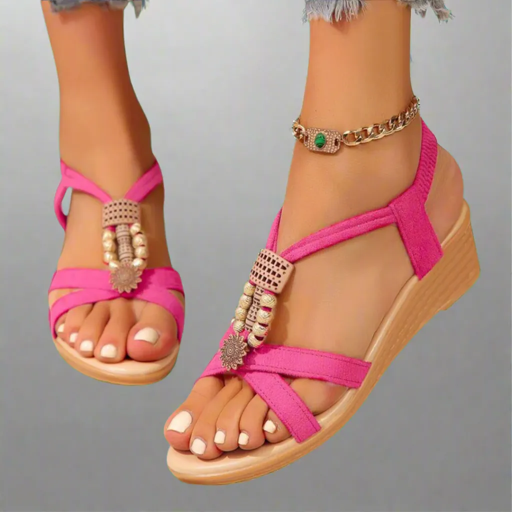 Valeska | Handmade Wedge Sandals Made from Premium Material