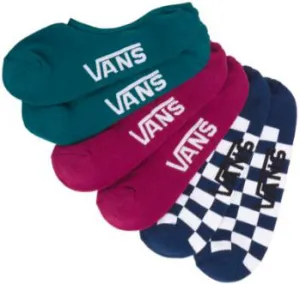 Vans Mens No Show Deep Teal (3pk, 9.5-13)