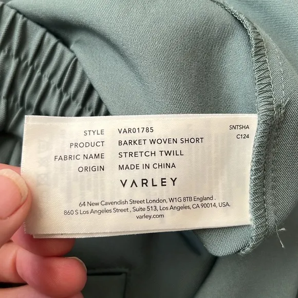 Varley Barket Woven Short 3”