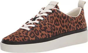 VIA SPIGA Women's Mae Sneaker, Toffee Black, 7.5