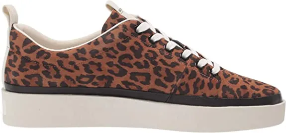 VIA SPIGA Women's Mae Sneaker, Toffee Black, 7.5