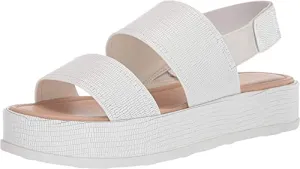 VIA SPIGA Womens V-Gabourey2 City Sandals, Blanc, 6