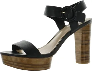 VIA SPIGA womens V-ira City Sandal, Black, 8.5 US