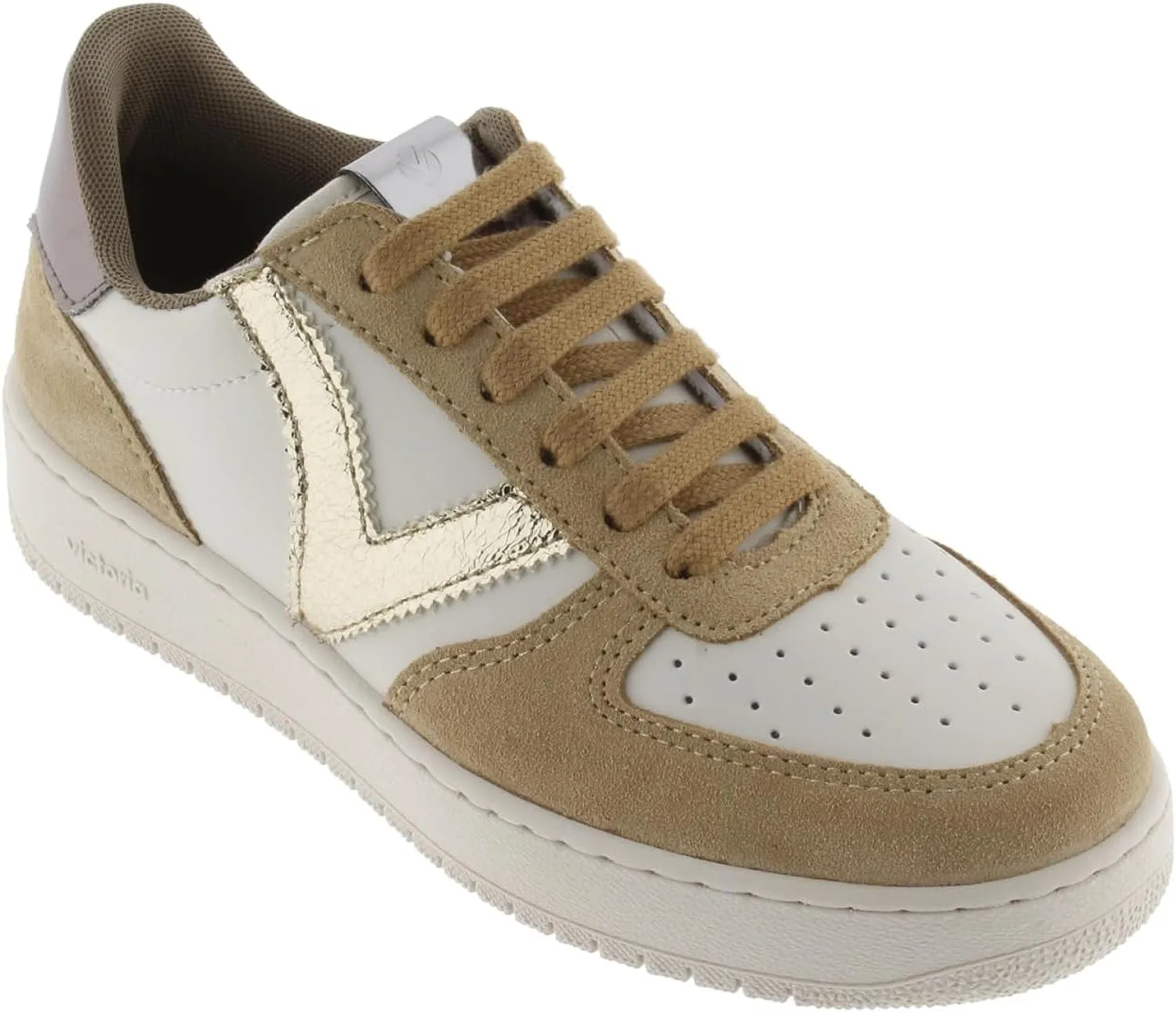 VICTORIA MADRID METAL & SPLIT LEATHER