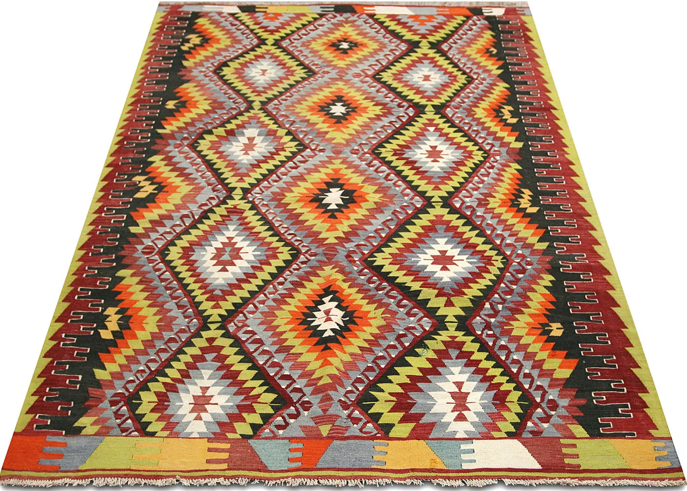Vintage Turkish Kilim - 6'7" x 10'1"