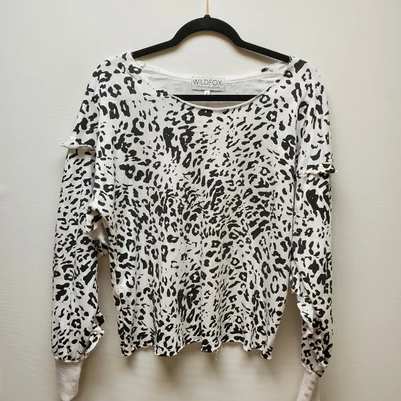 Wildfox Sweatshirt  Leopard Print  Like Ne…