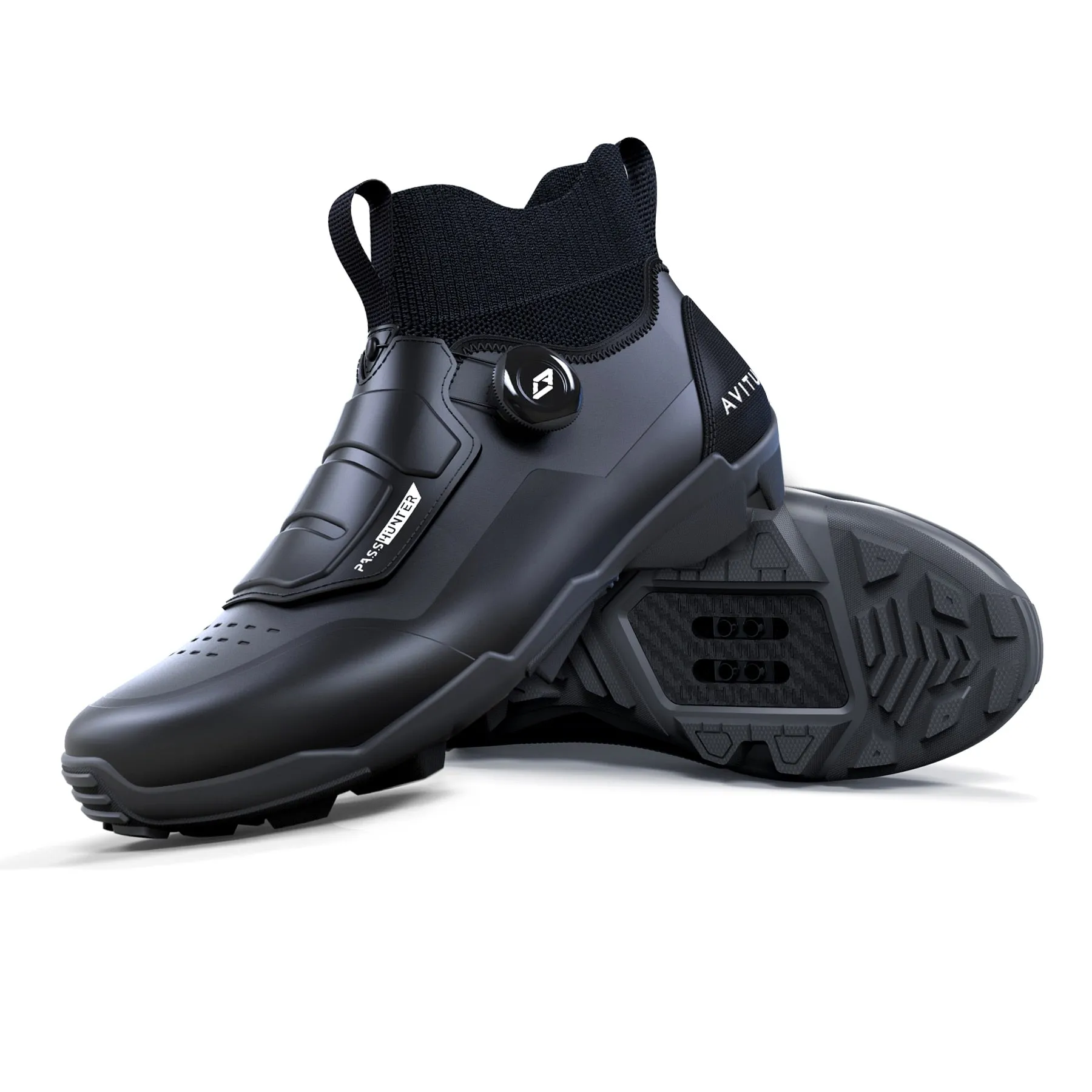 Winter mountain bike shoes for cyclists