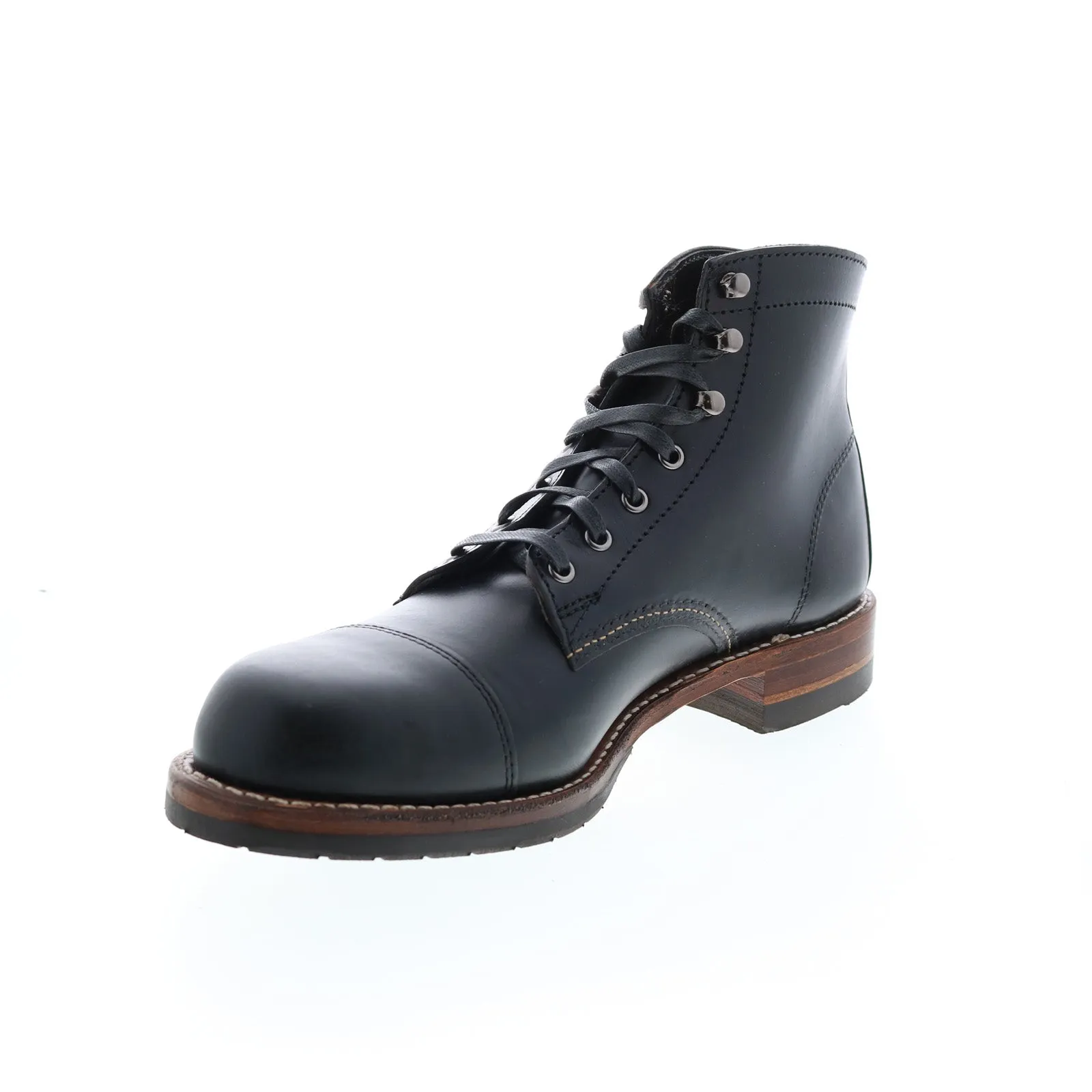 Wolverine 1000 Mile Cap-Toe Classic W990076 Mens Black Casual Dress Boots