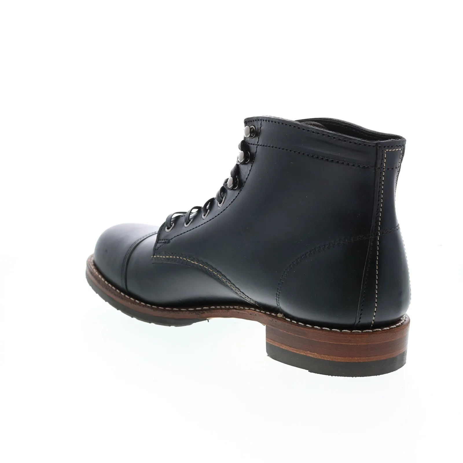 Wolverine 1000 Mile Cap-Toe Classic W990076 Mens Black Casual Dress Boots