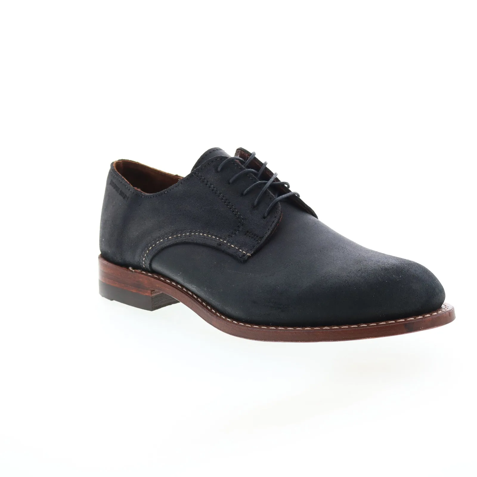 Wolverine 1000 Mile Oxford W990192 Mens Black Leather Oxfords Plain Toe Shoes