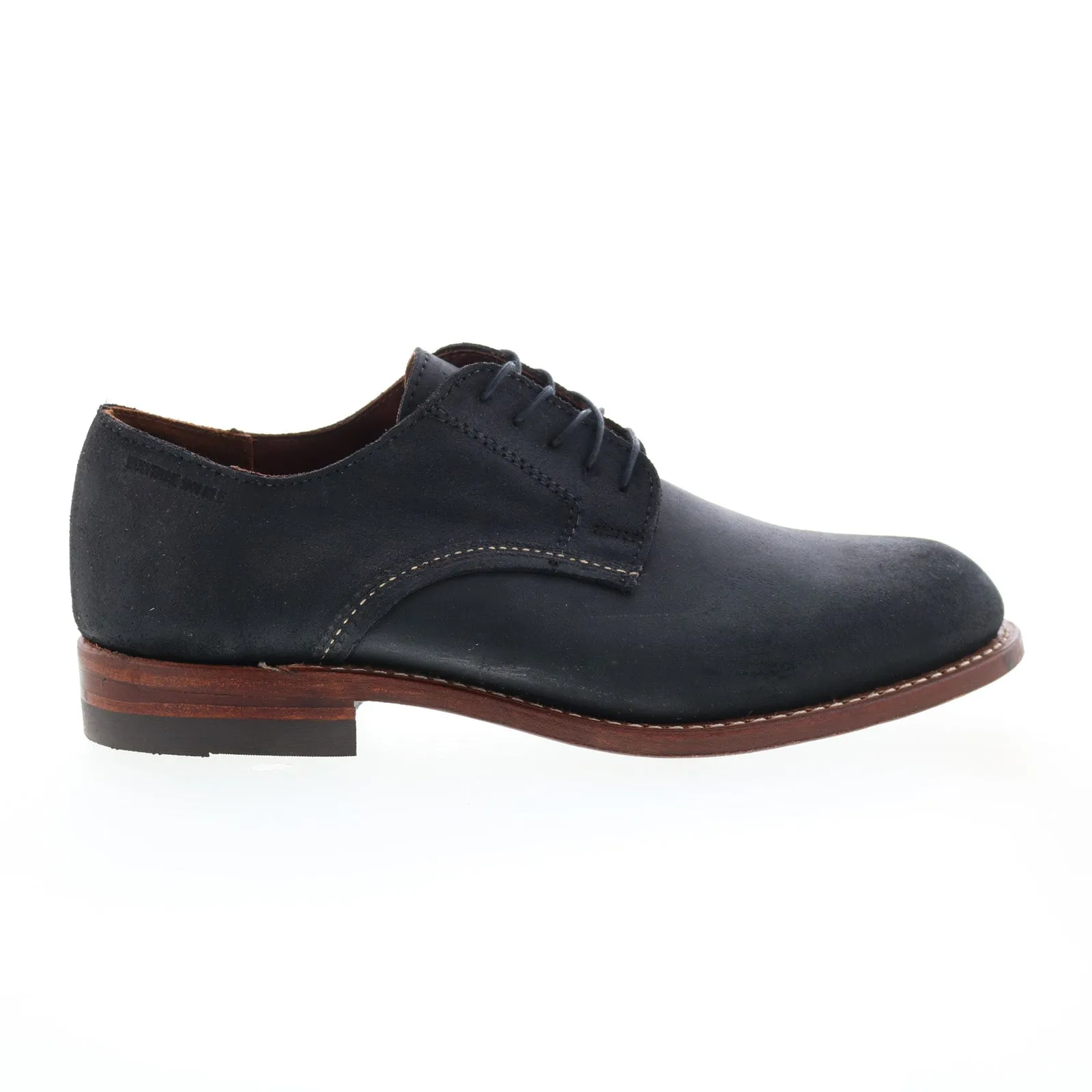 Wolverine 1000 Mile Oxford W990192 Mens Black Leather Oxfords Plain Toe Shoes