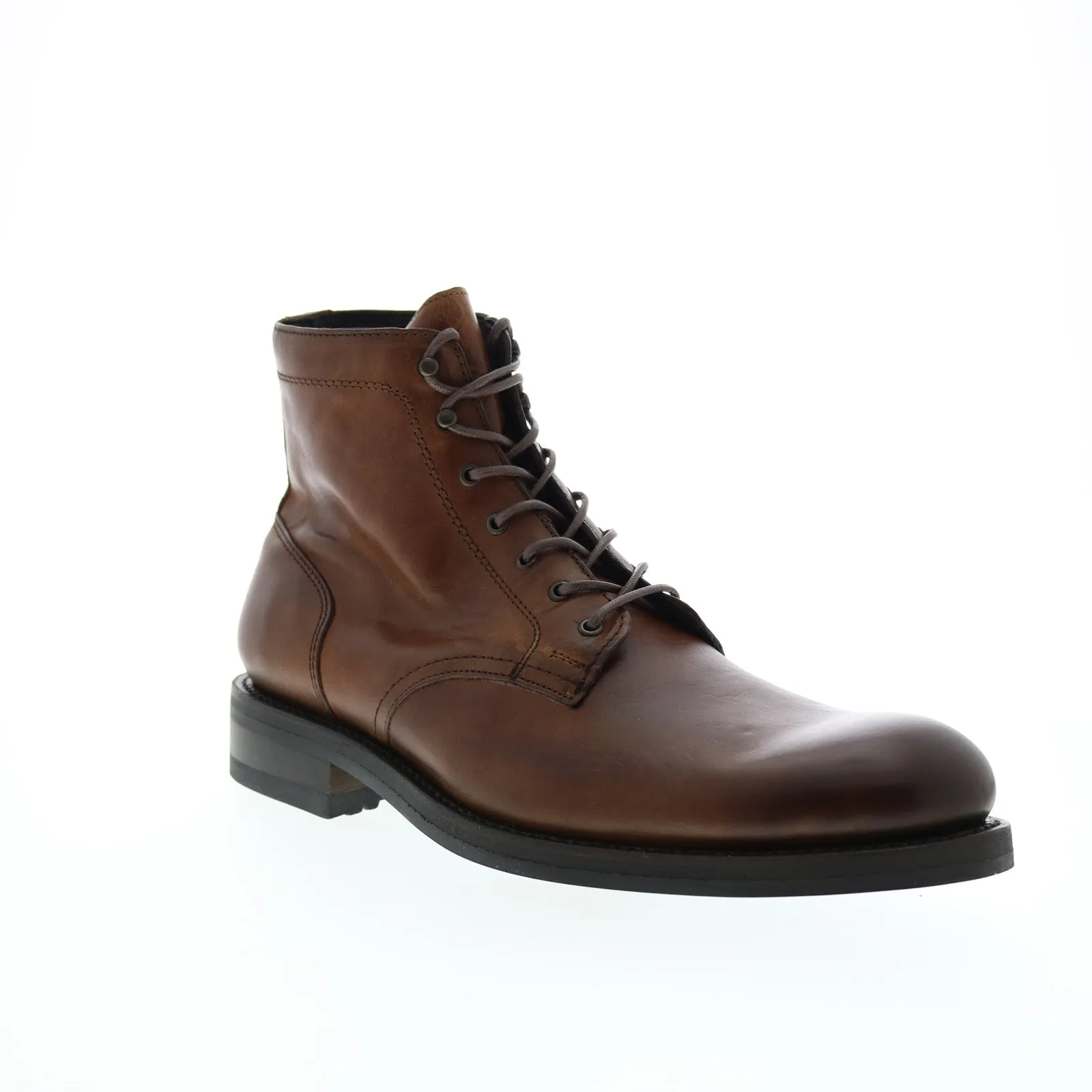 Wolverine Blvd Plain Toe W990088 Mens Brown Leather Casual Dress Boots