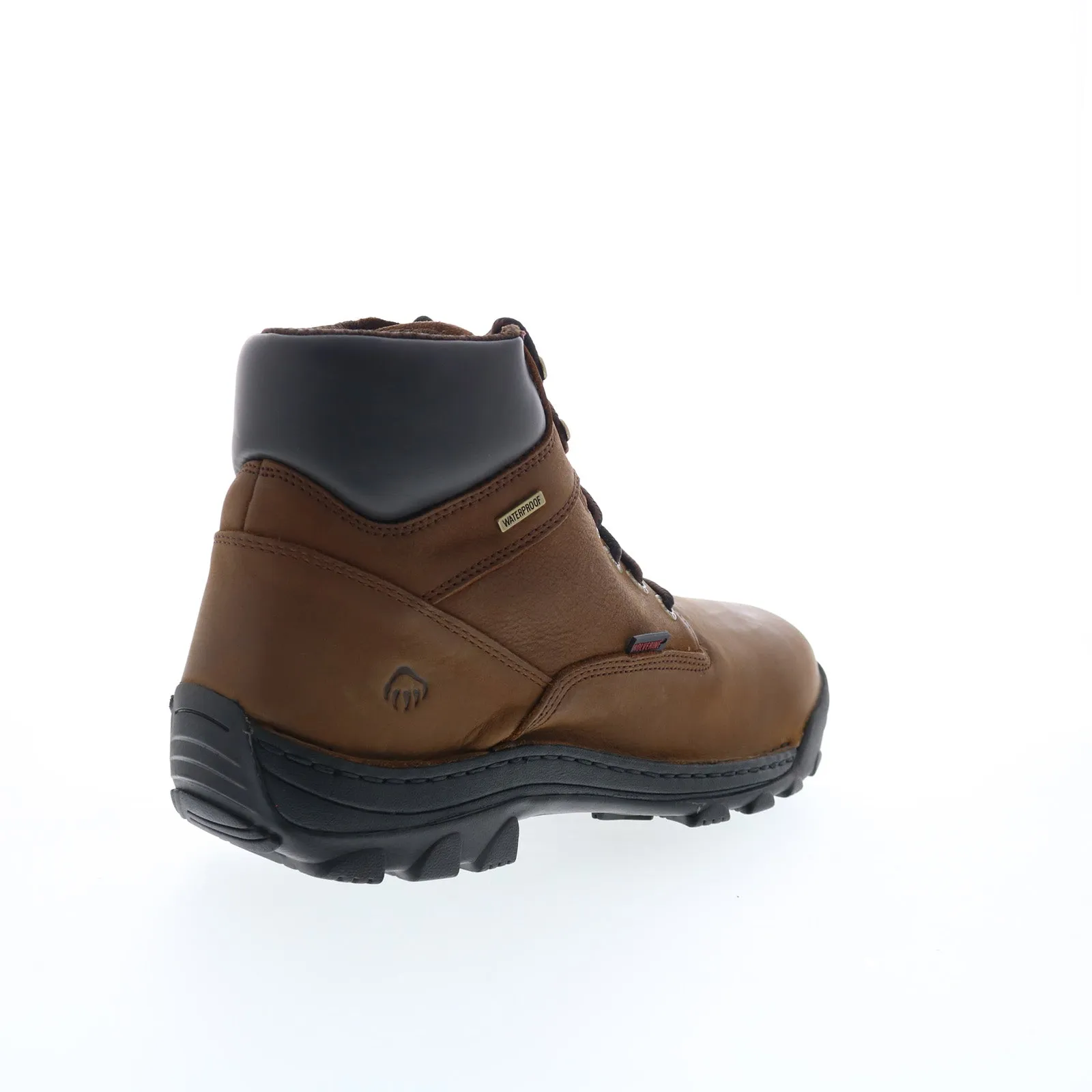 Wolverine Durbin 6" Waterproof W05484 Mens Brown Leather Lace Up Work Boots