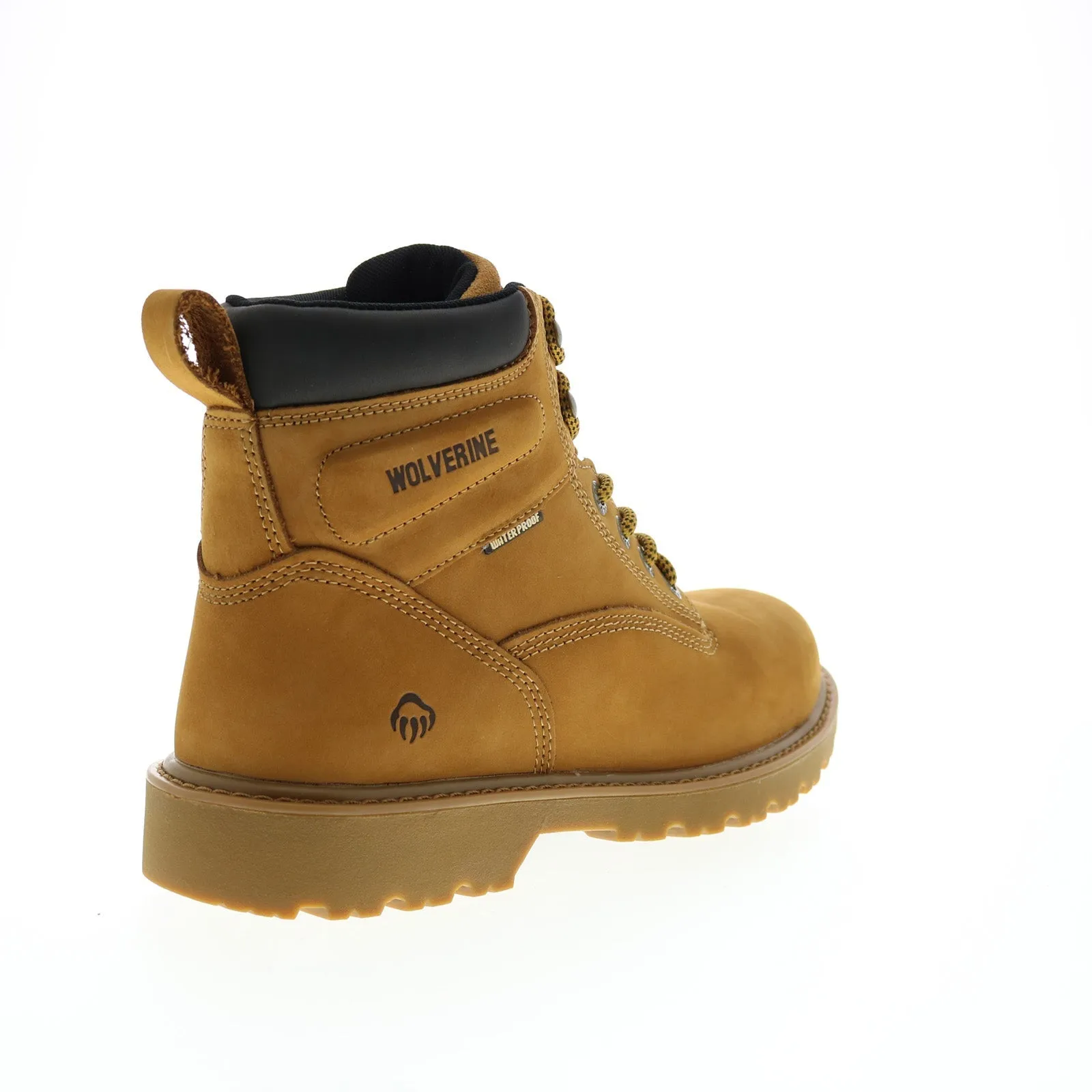 Wolverine Floorhand 6" Waterproof W10642 Mens Brown Nubuck Lace Up Work Boots