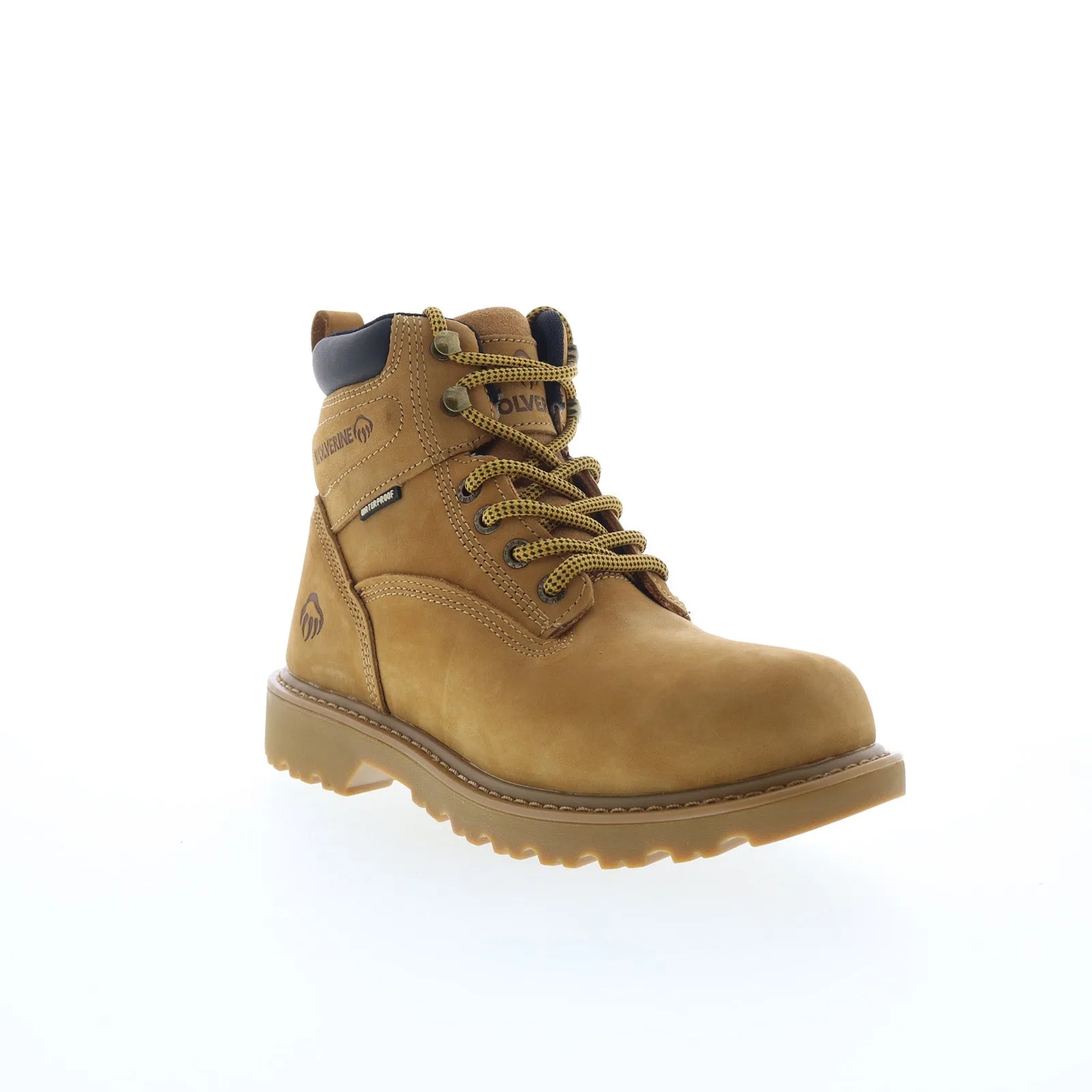 Wolverine Floorhand INS 6" Soft Toe Waterproof Womens Brown Work Boots