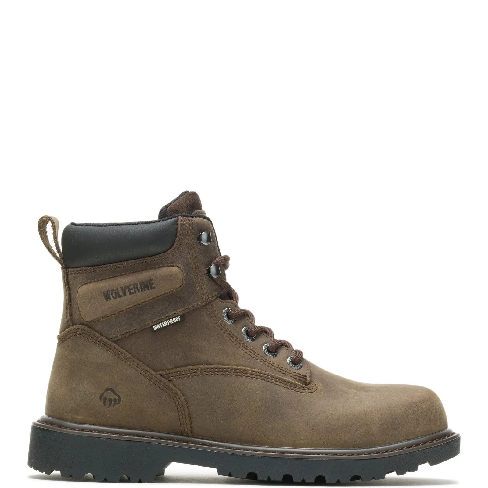 Wolverine Floorhand Waterproof Steel Toe 6" W080040 Mens Brown Wide Work Boots