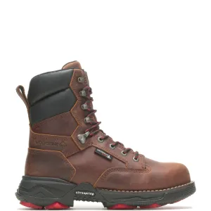 Wolverine Hellcat Fuse Durashocks Ultraspring CM 6" Mens Brown Wide Boots
