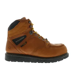 Wolverine Hellcat Moc-Toe 6" CarbonMax W080028 Mens Brown Leather Work Boots