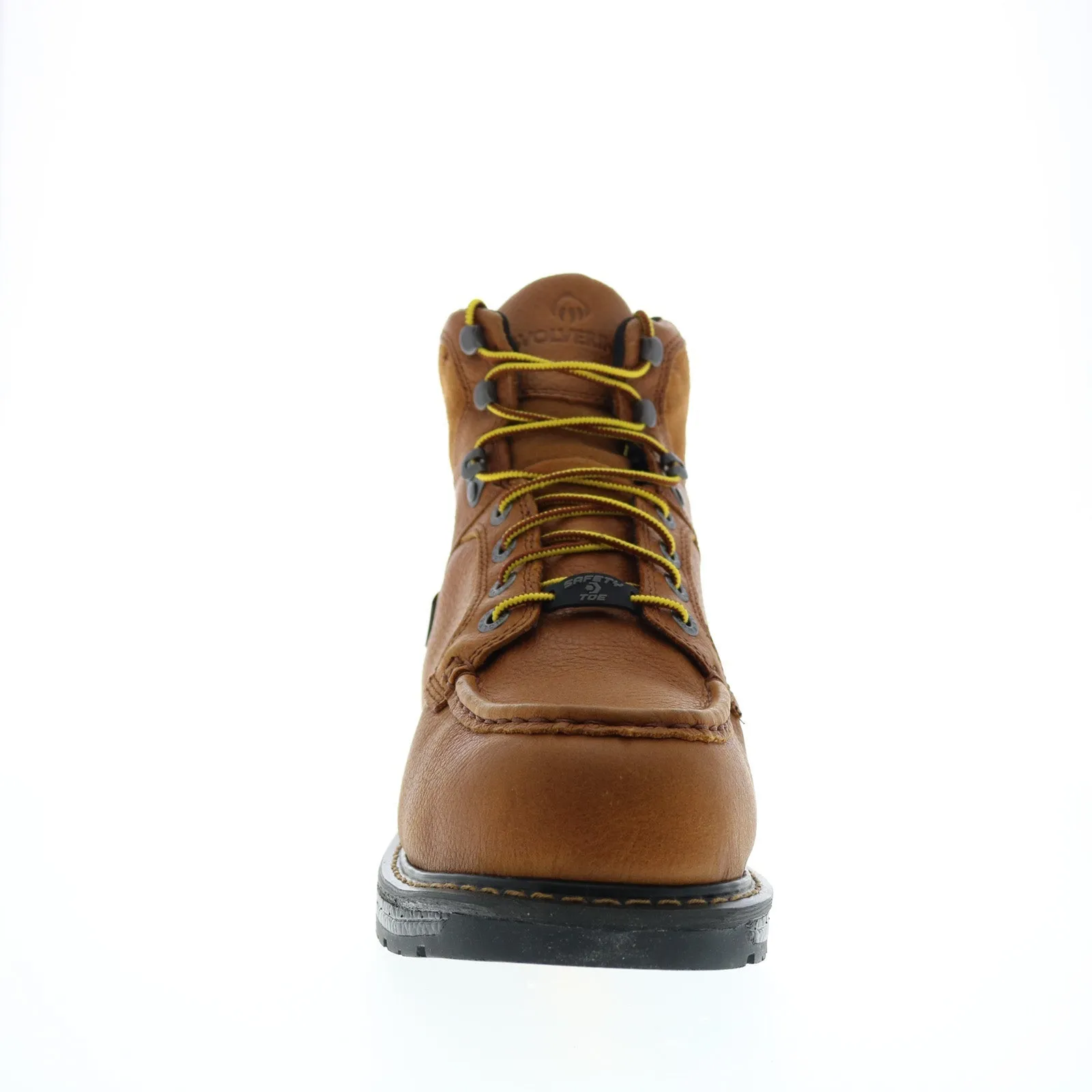 Wolverine Hellcat Moc-Toe 6" CarbonMax W080028 Mens Brown Leather Work Boots