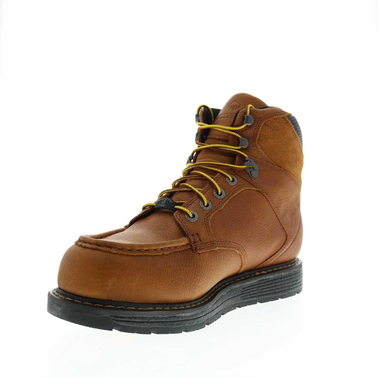 Wolverine Hellcat Moc-Toe 6" CarbonMax W080028 Mens Brown Leather Work Boots