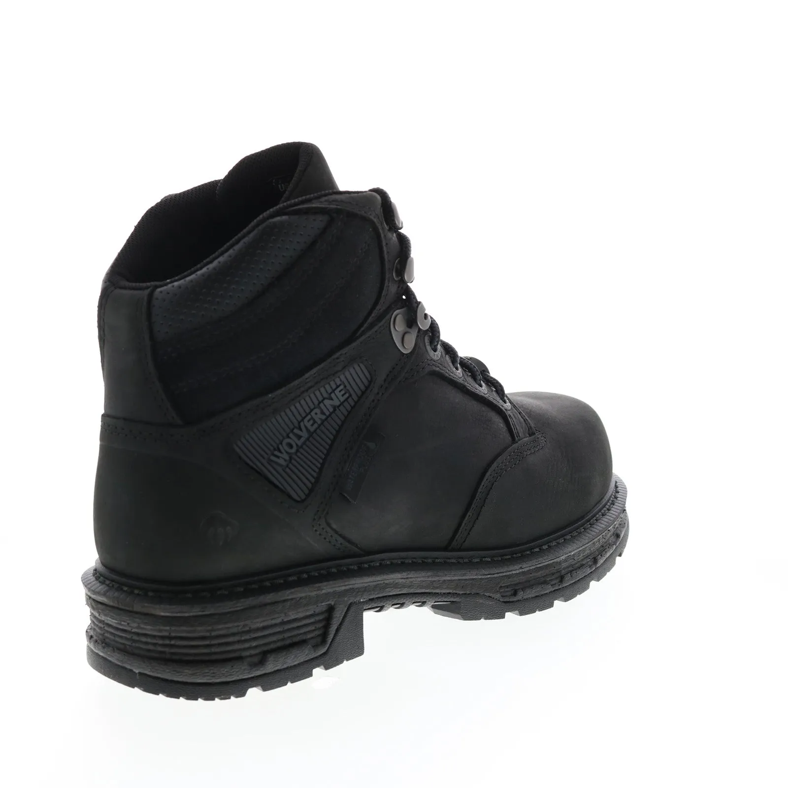 Wolverine Hellcat Ultraspring WP CarbonMax 6" Mens Black Wide Work Boots