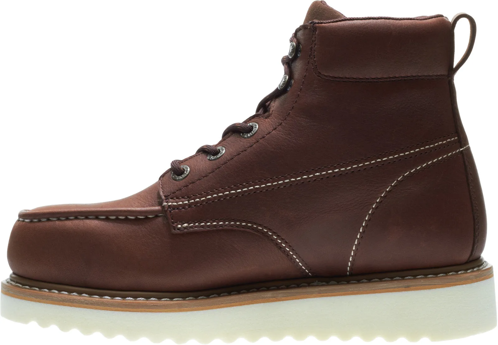 Wolverine Loader Waterproof 6" W10840 Mens Brown Wide Leather Work Boots