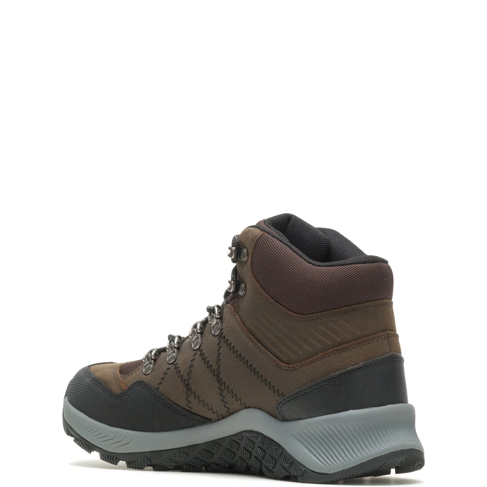 Wolverine Luton Hiker Waterproof Steel Toe Mid Mens Brown Wide Hiking Boots