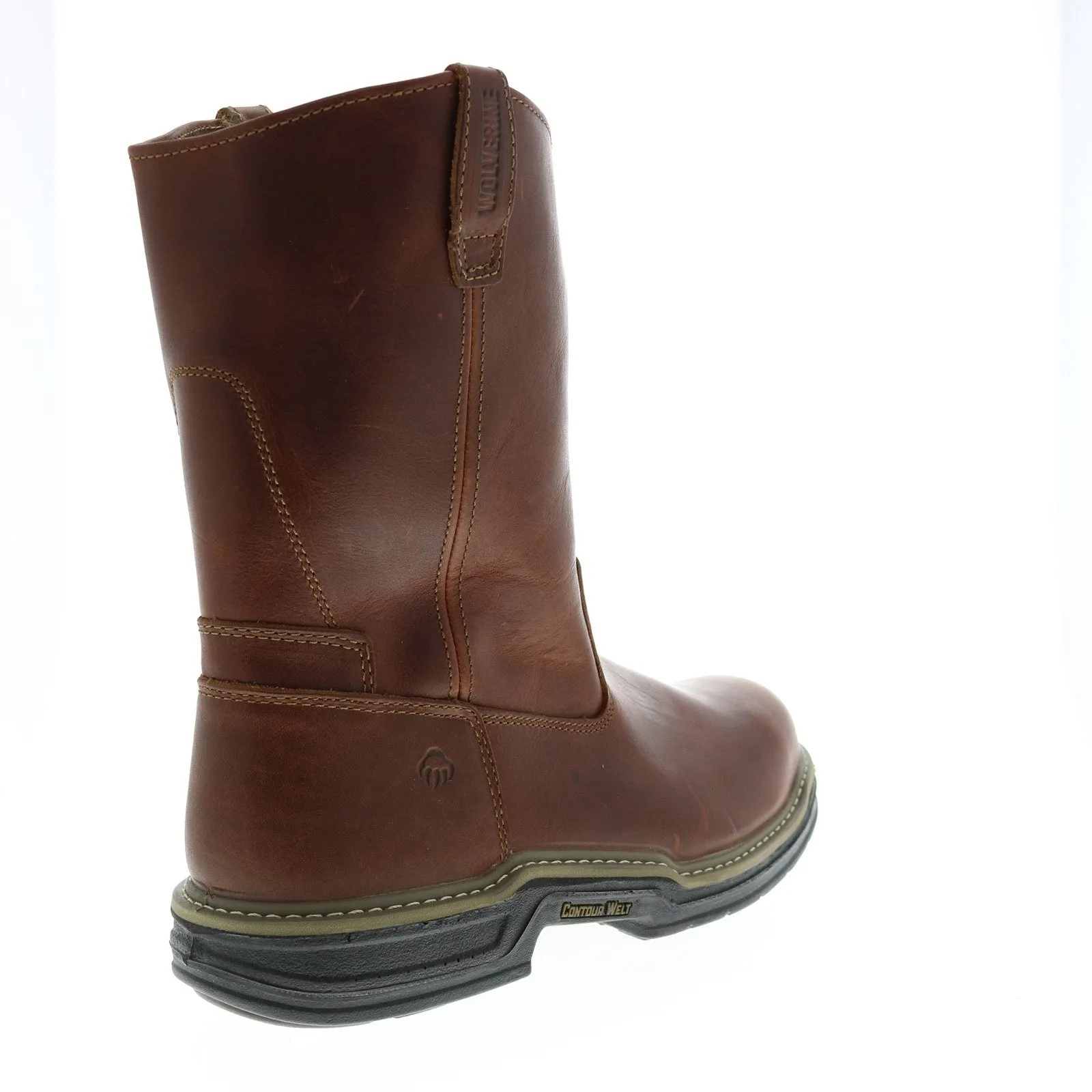 Wolverine Raiderbrn 10" Contour Welt W02427 Mens Brown Wide Work Boots
