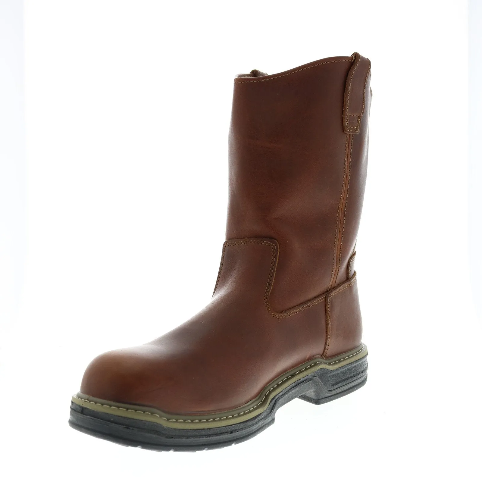 Wolverine Raiderbrn 10" Contour Welt W02427 Mens Brown Wide Work Boots