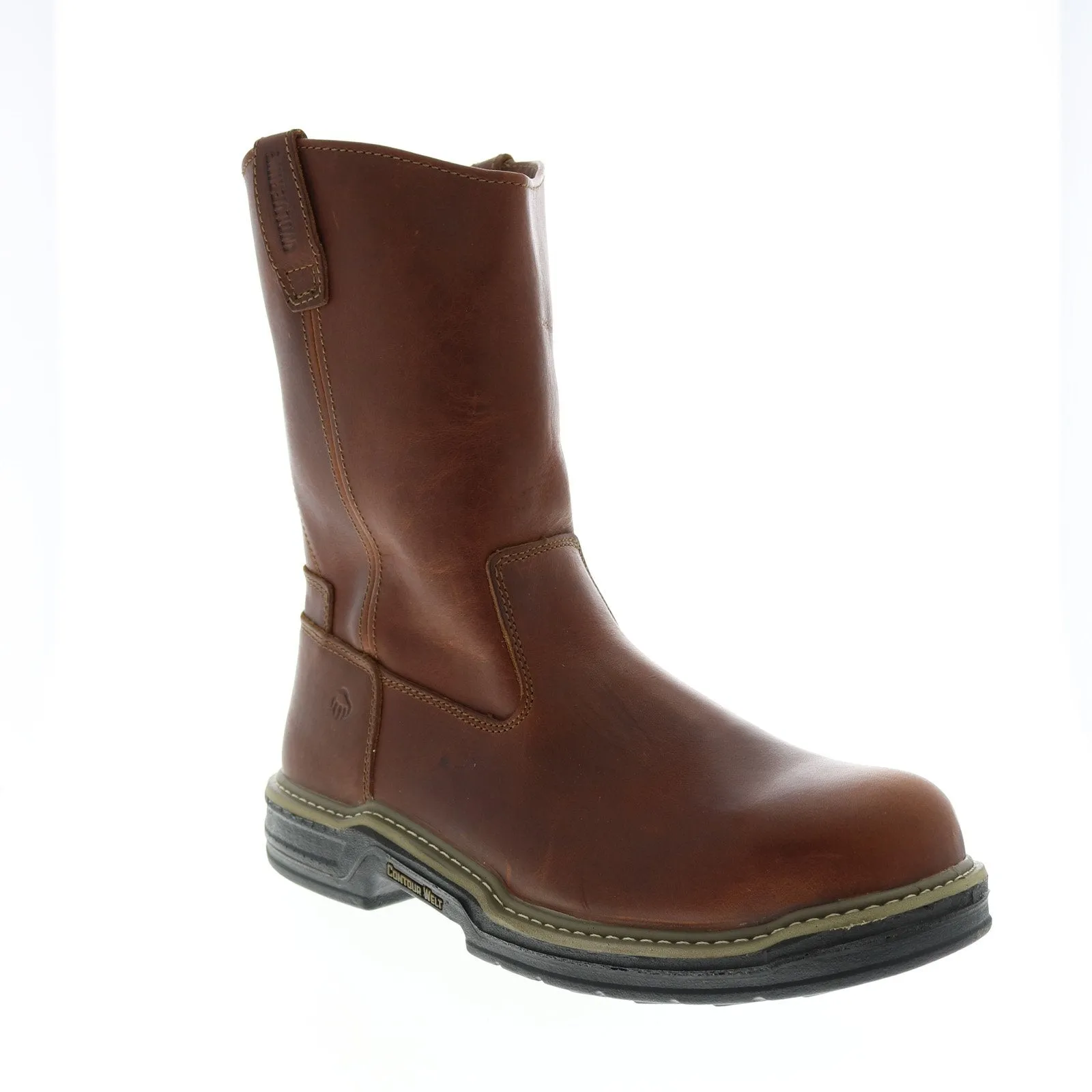 Wolverine Raiderbrn 10" Contour Welt W02427 Mens Brown Wide Work Boots