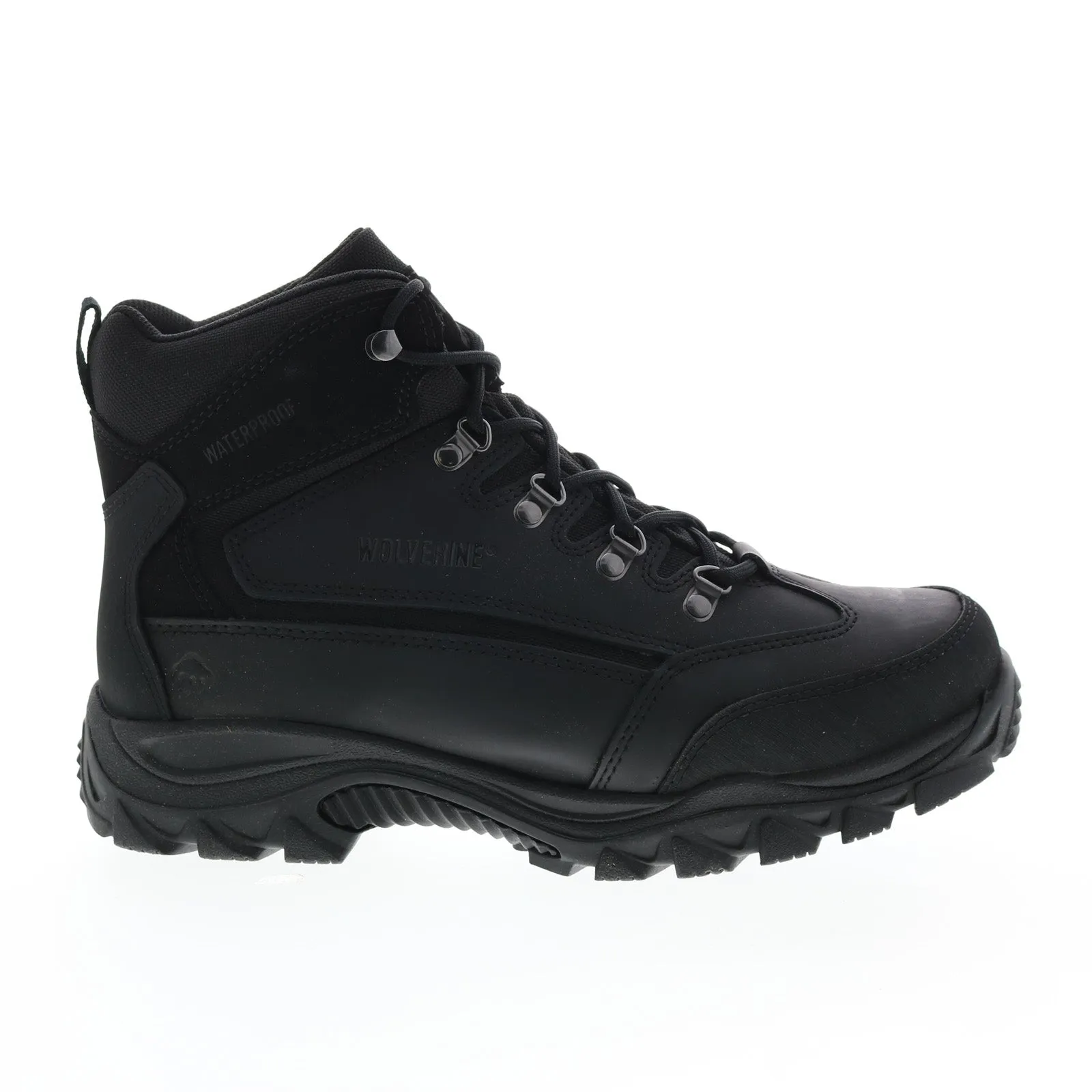 Wolverine Spencer Waterproof W05126  Mens Black Leather Hiking Boots